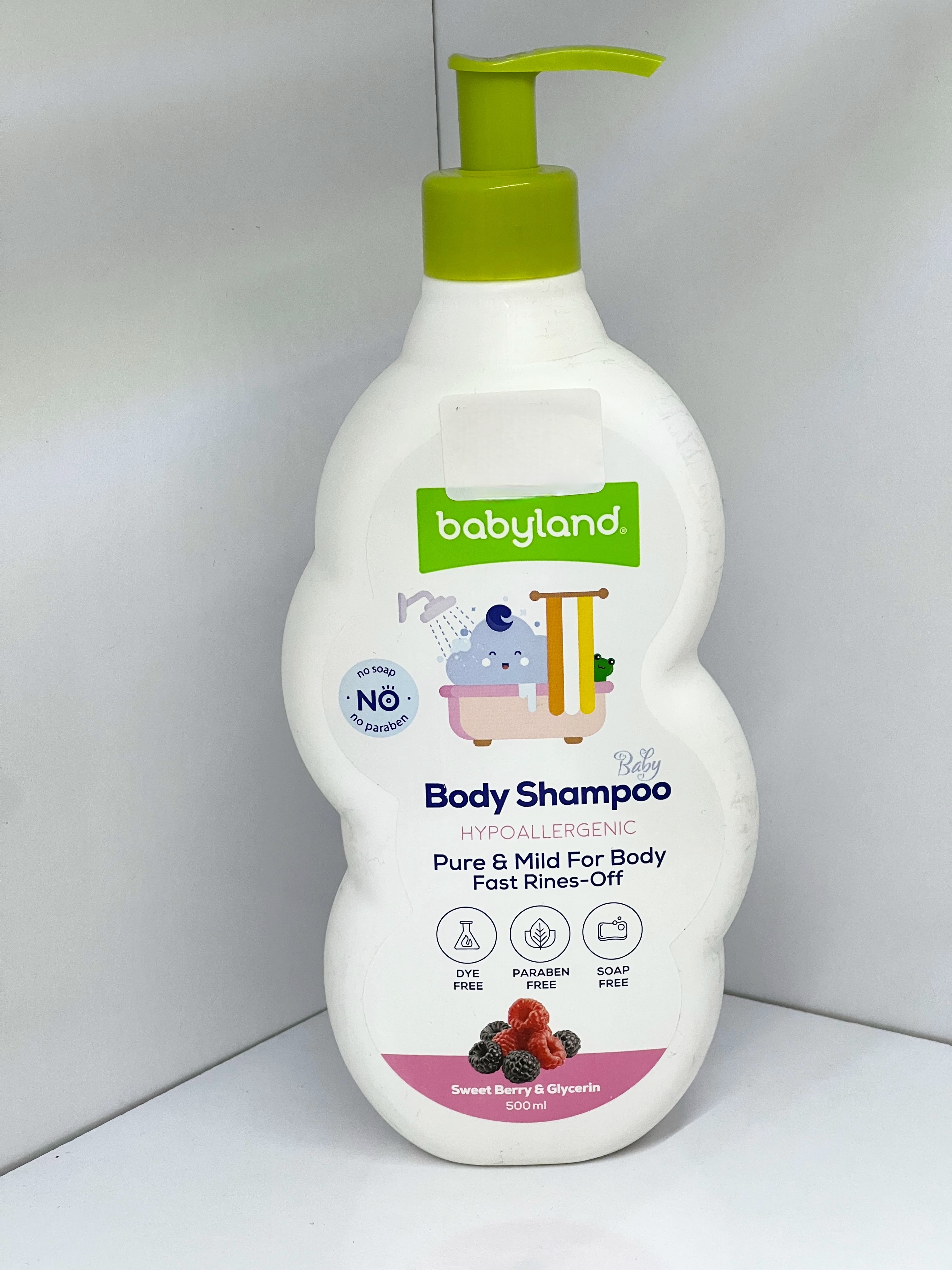 شامپو بدن ۵۰۰ میل توت بیبی لند کد ۳۳۱۸